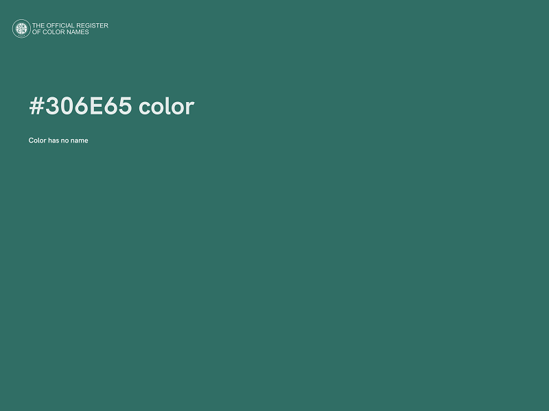 #306E65 color image