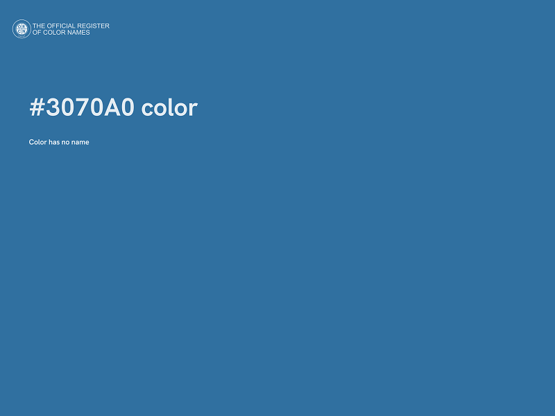 #3070A0 color image