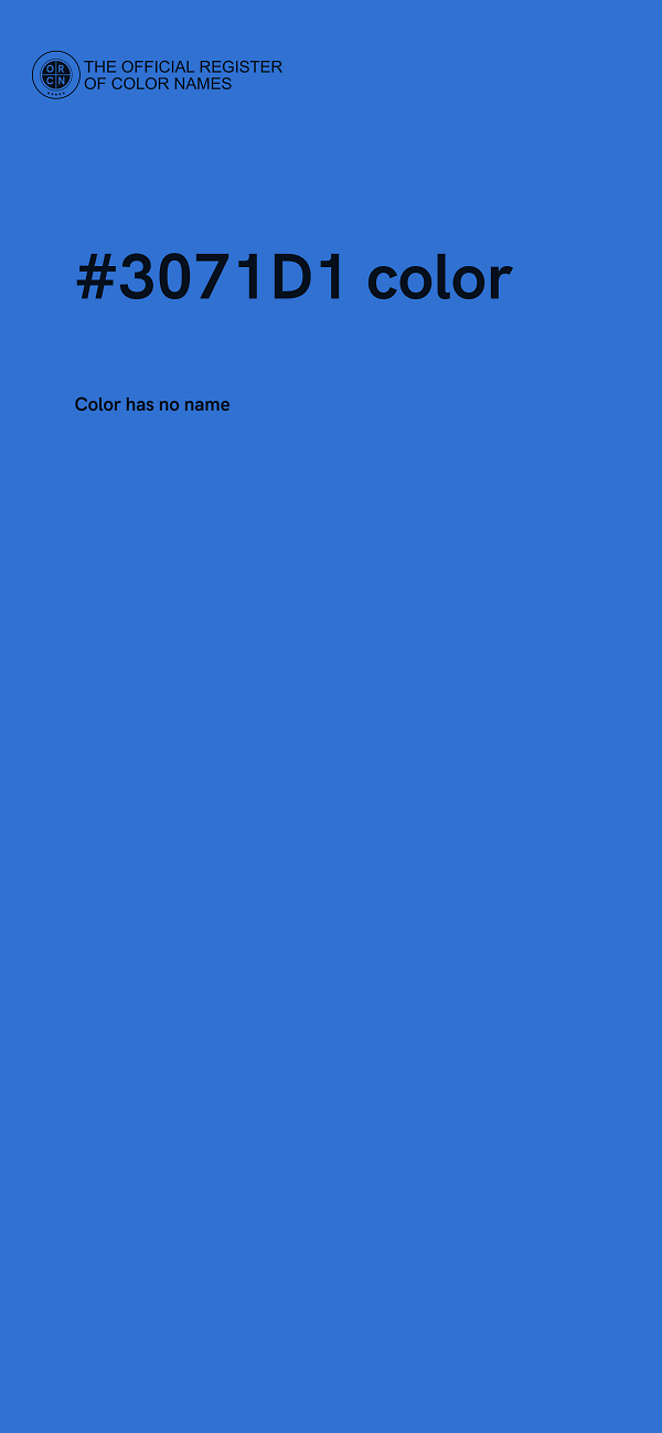 #3071D1 color image