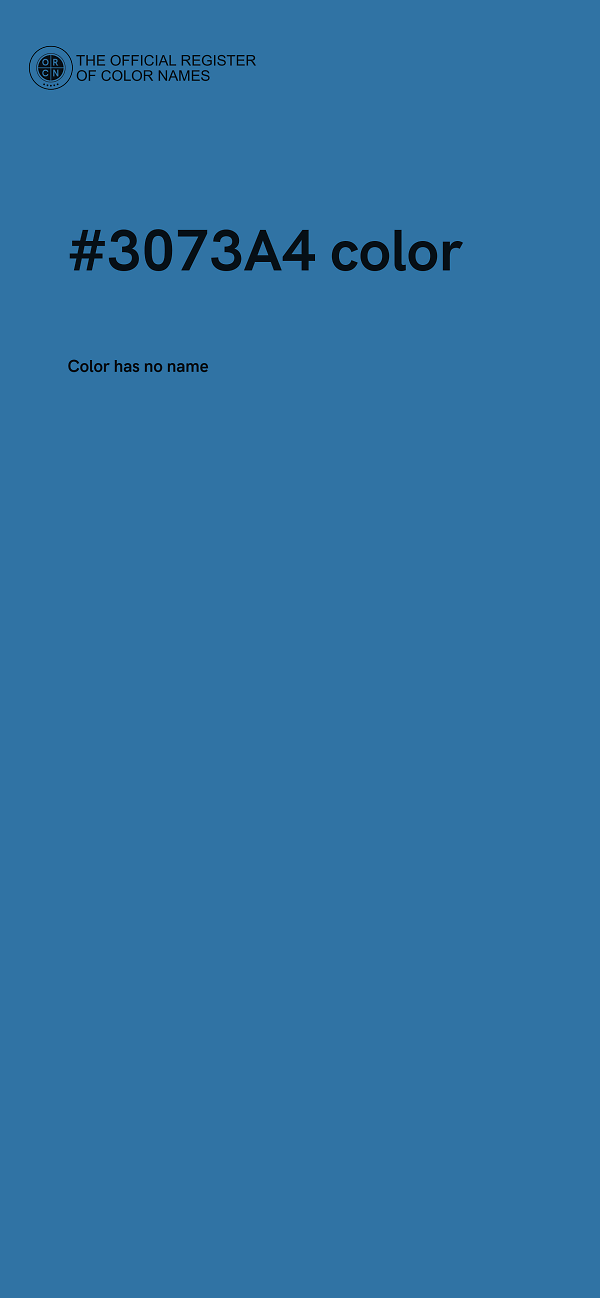 #3073A4 color image