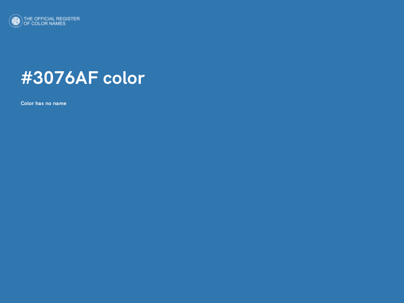 #3076AF color image
