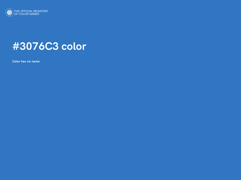 #3076C3 color image