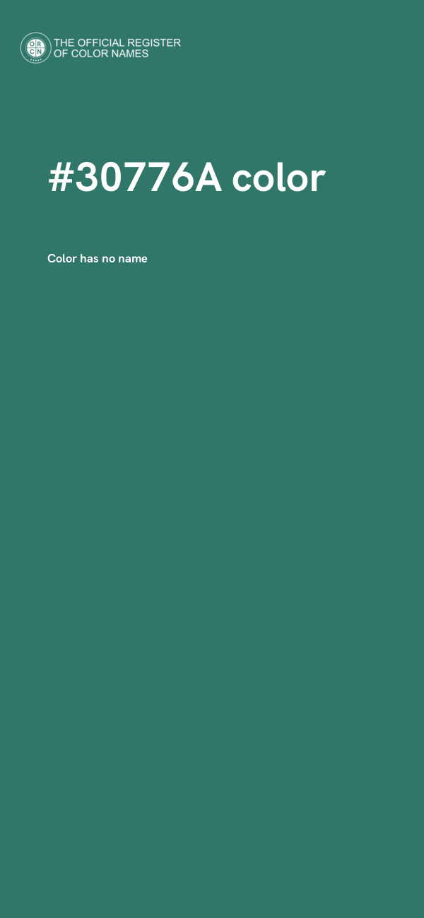 #30776A color image