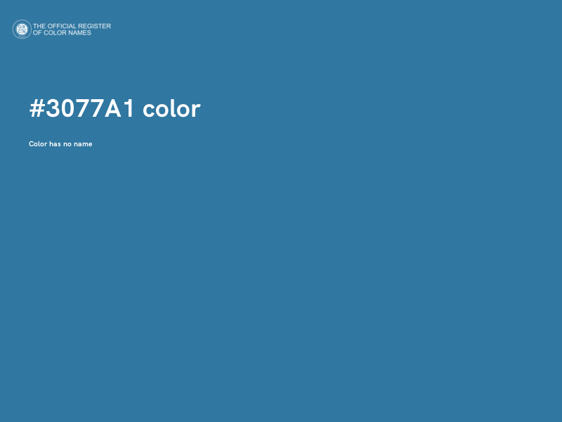 #3077A1 color image