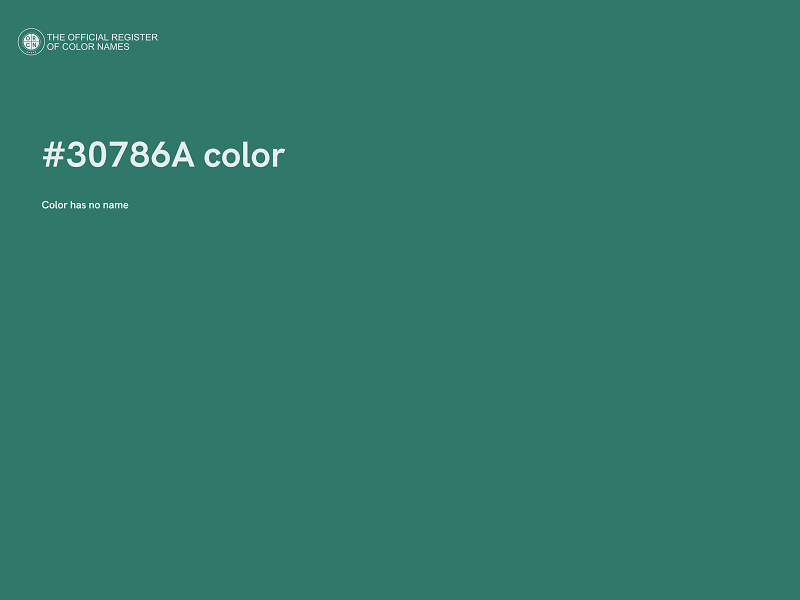 #30786A color image