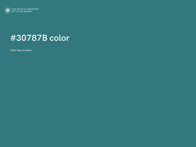 #30787B color image