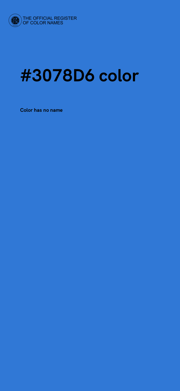 #3078D6 color image