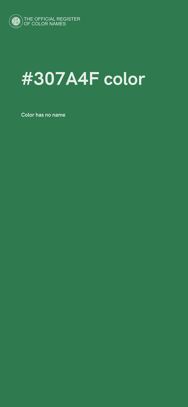 #307A4F color image