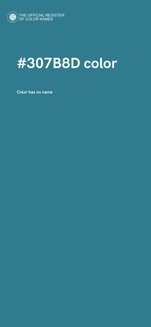 #307B8D color image