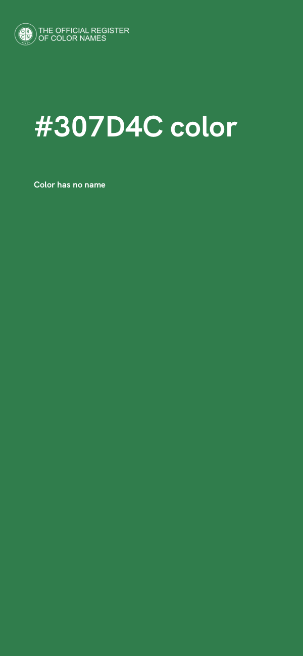 #307D4C color image