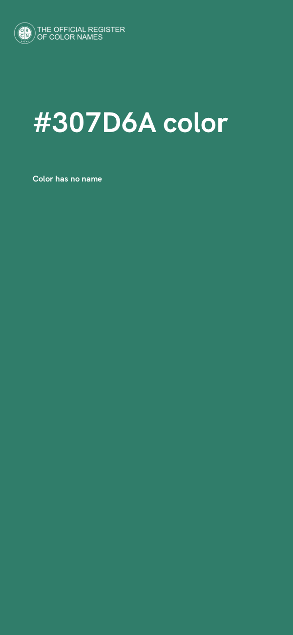 #307D6A color image