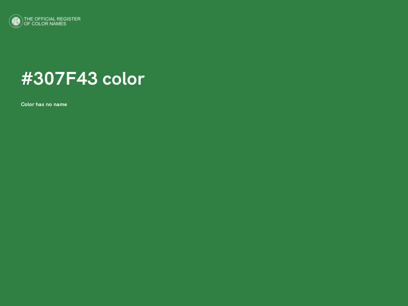 #307F43 color image