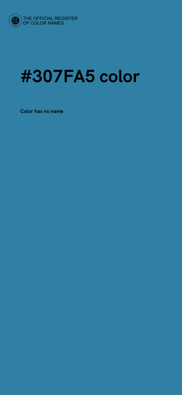 #307FA5 color image