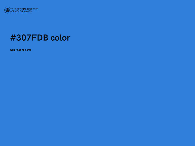 #307FDB color image