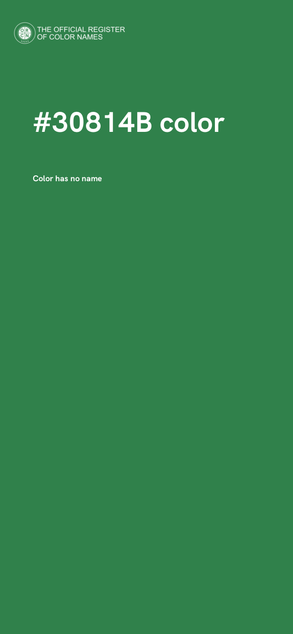 #30814B color image