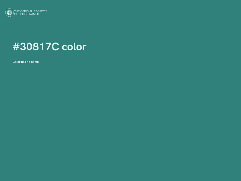 #30817C color image