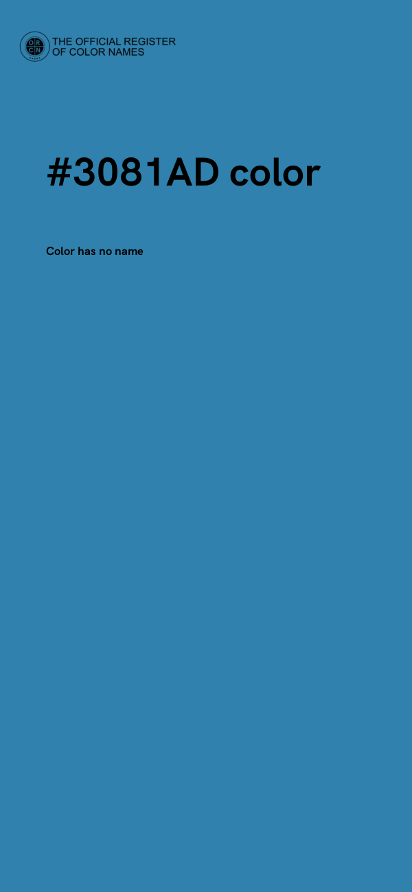 #3081AD color image