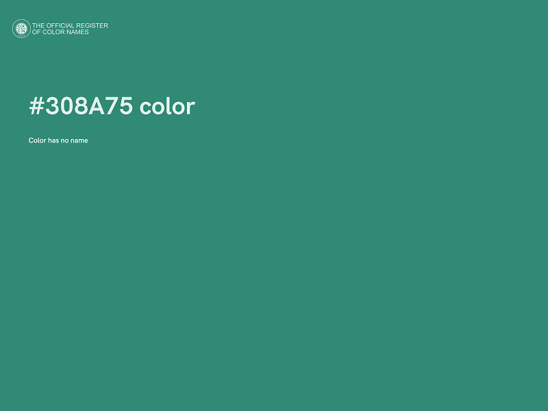 #308A75 color image