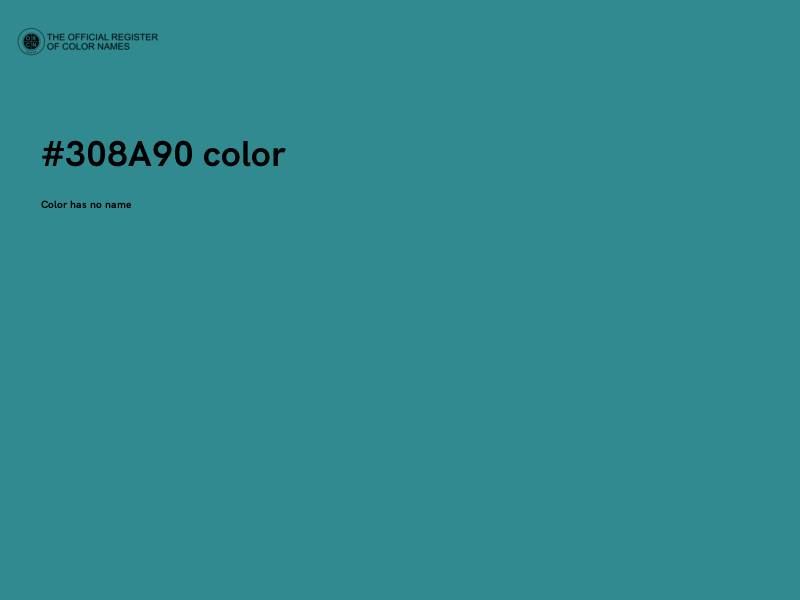#308A90 color image