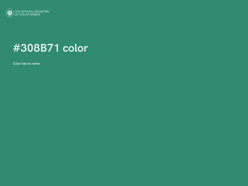 #308B71 color image