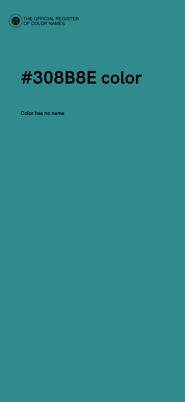 #308B8E color image