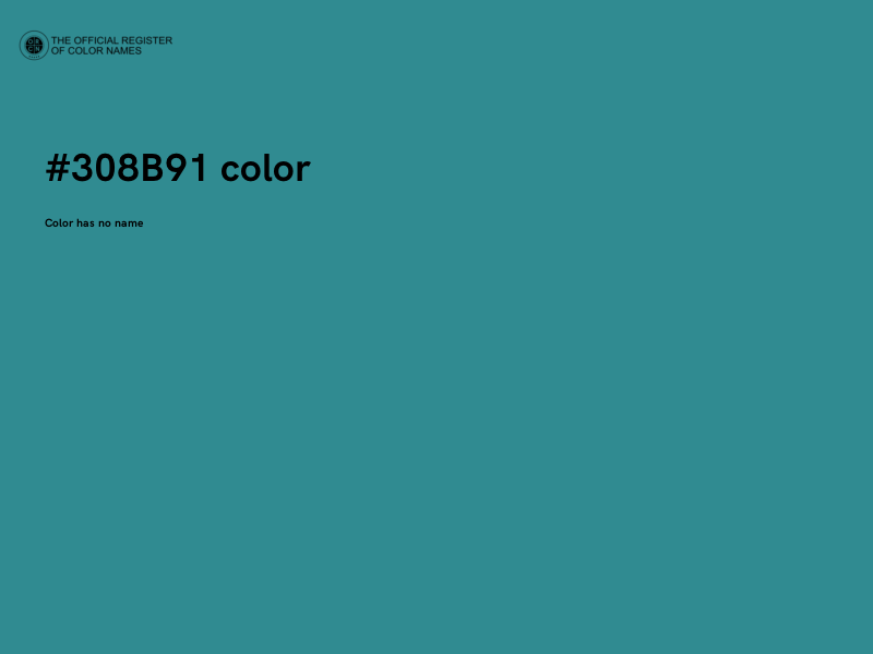 #308B91 color image