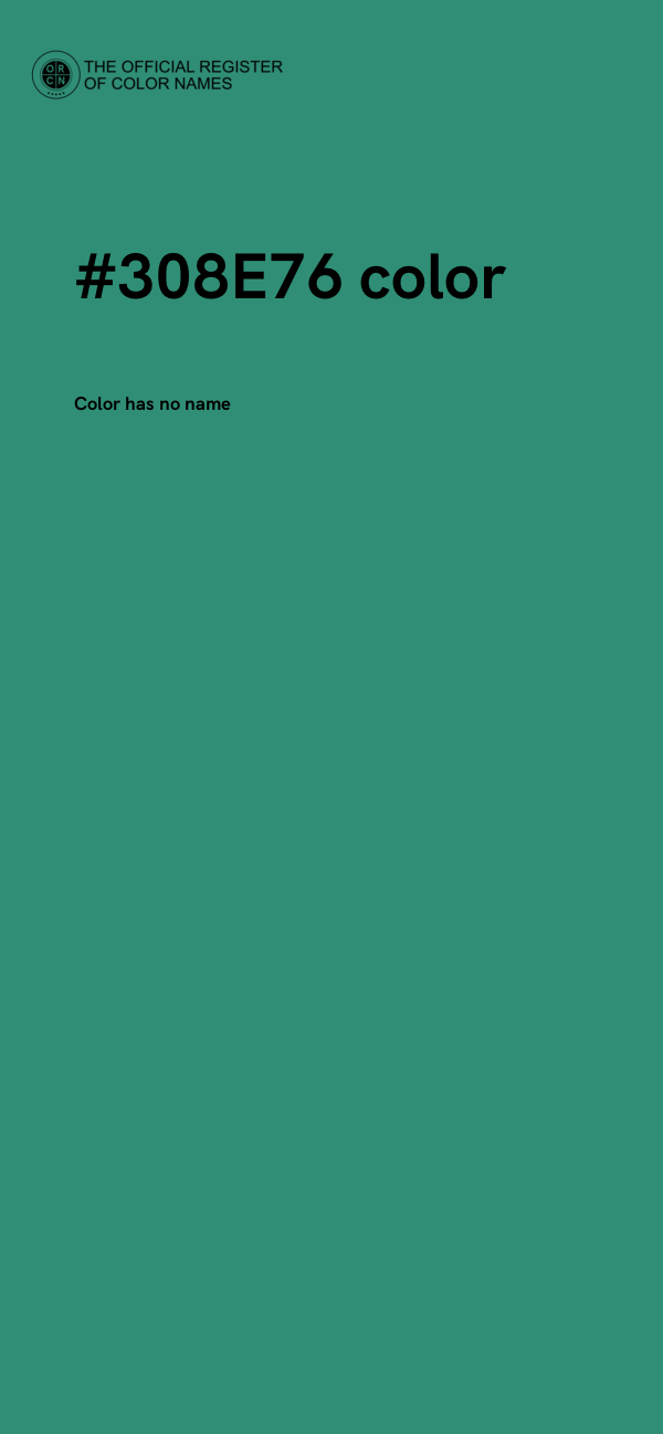 #308E76 color image
