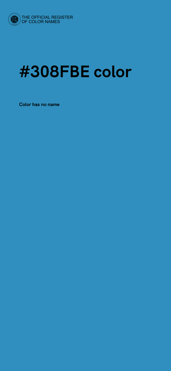 #308FBE color image