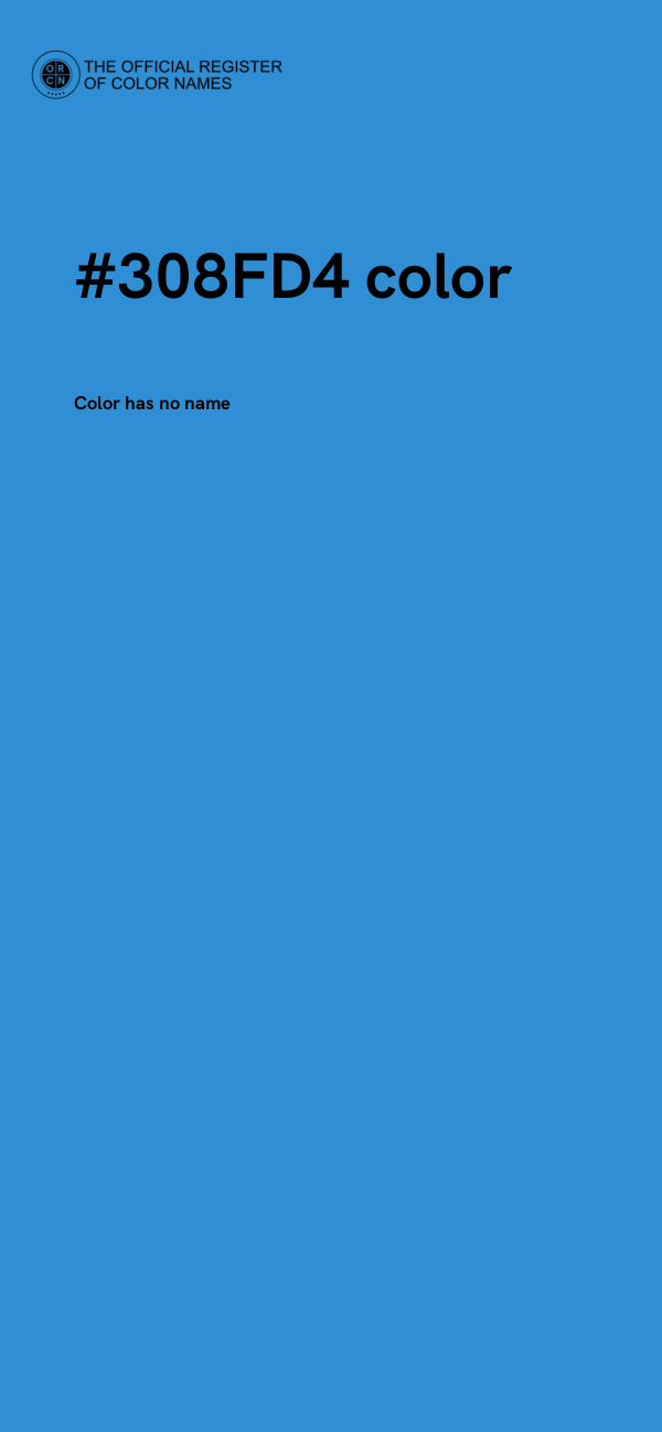 #308FD4 color image