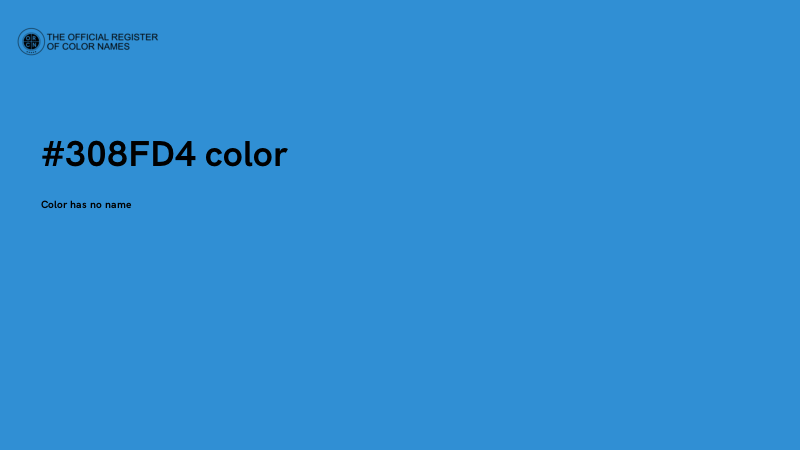 #308FD4 color image