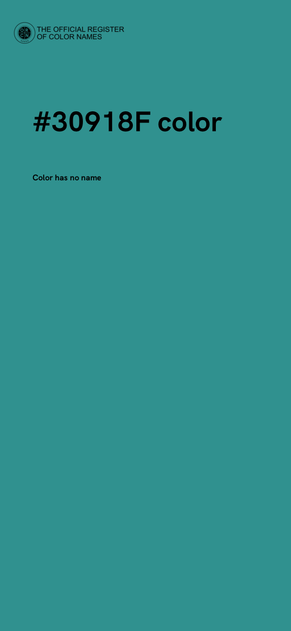 #30918F color image