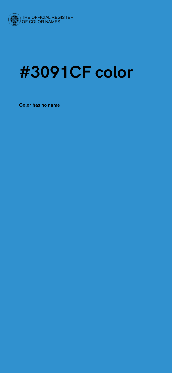 #3091CF color image