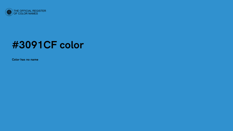 #3091CF color image
