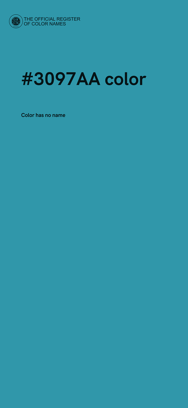 #3097AA color image