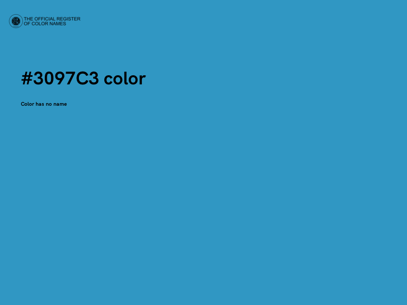 #3097C3 color image