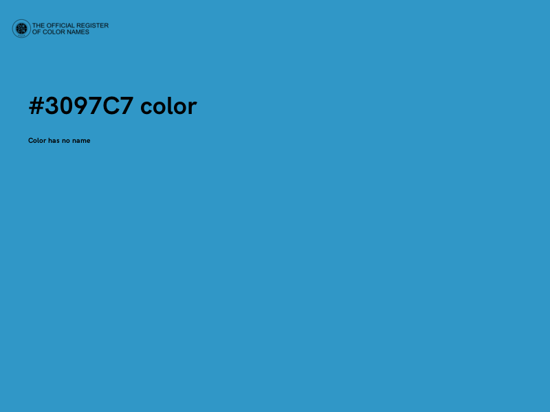#3097C7 color image