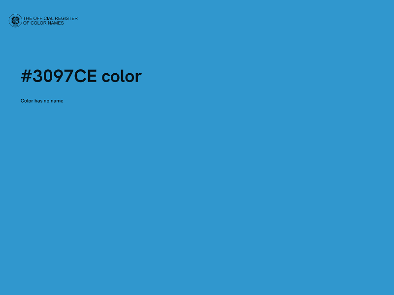 #3097CE color image