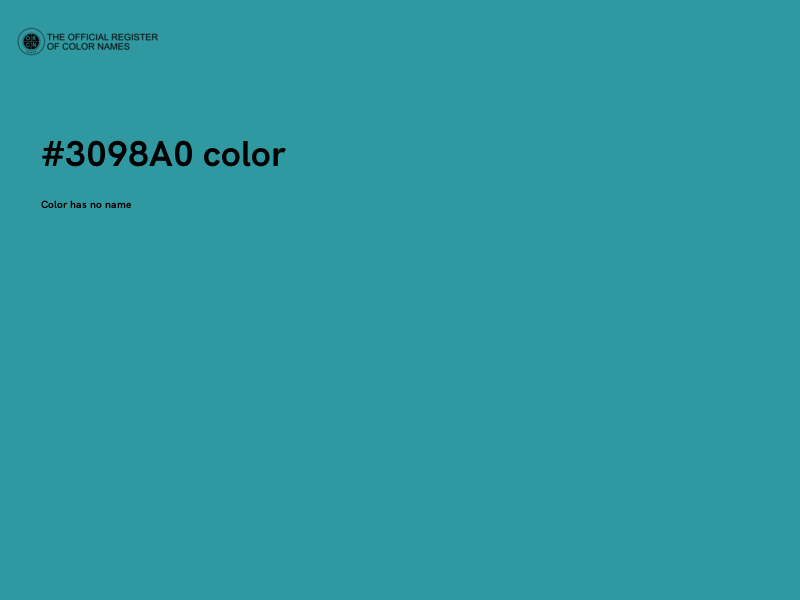 #3098A0 color image