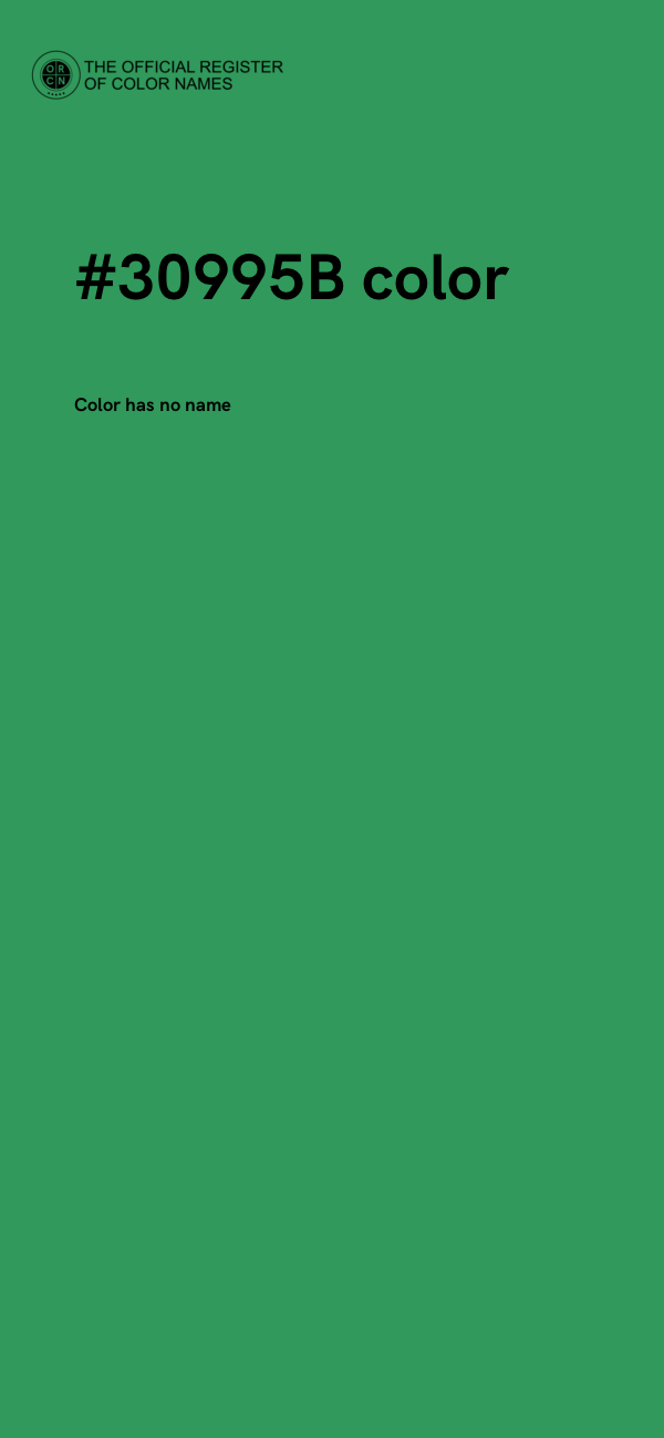 #30995B color image