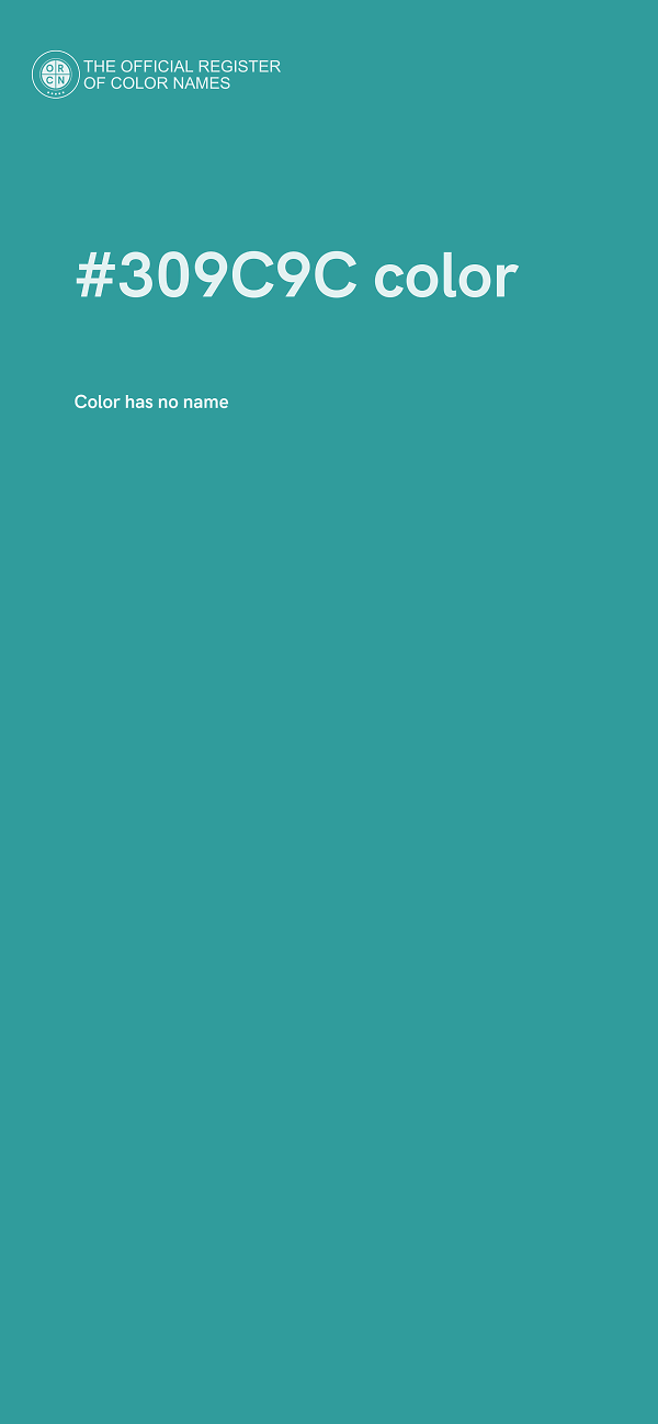 #309C9C color image