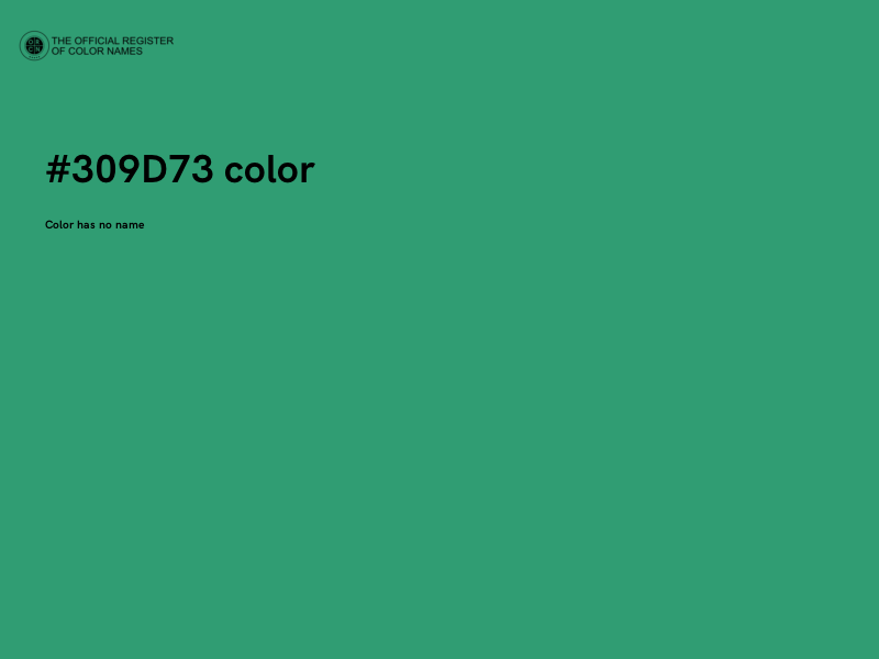 #309D73 color image
