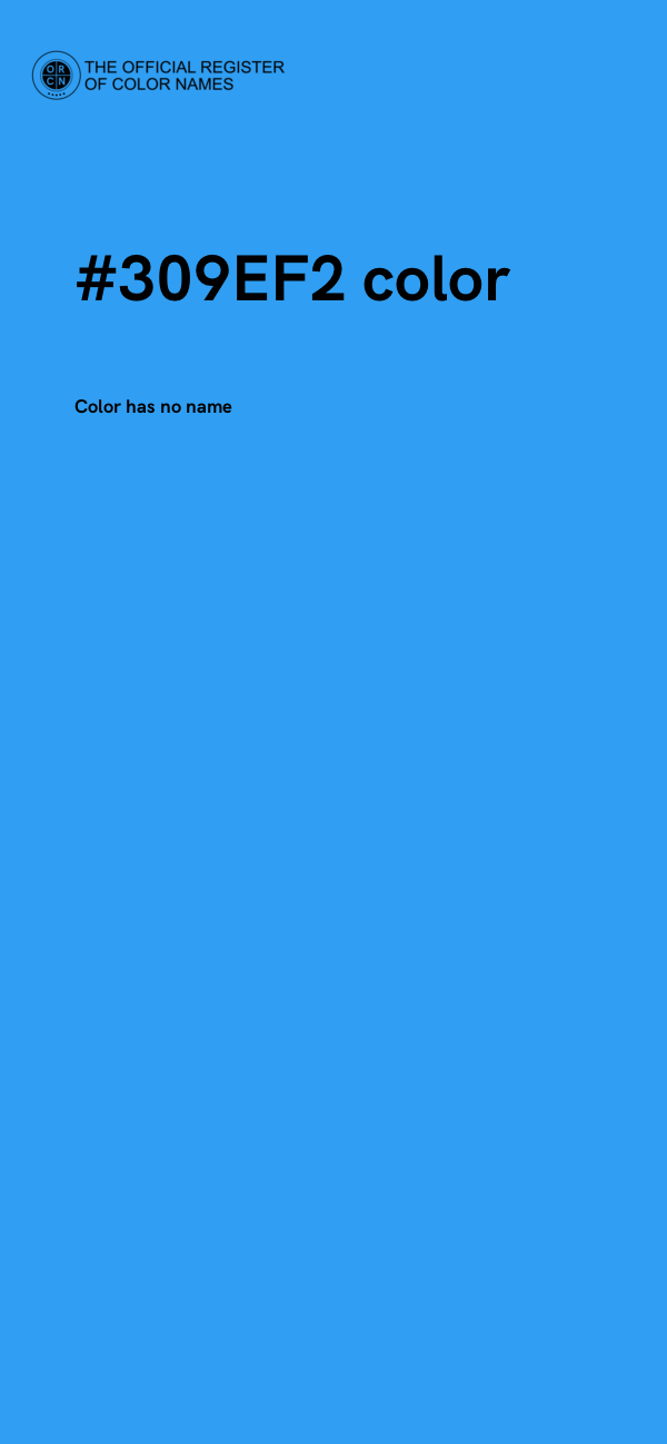 #309EF2 color image