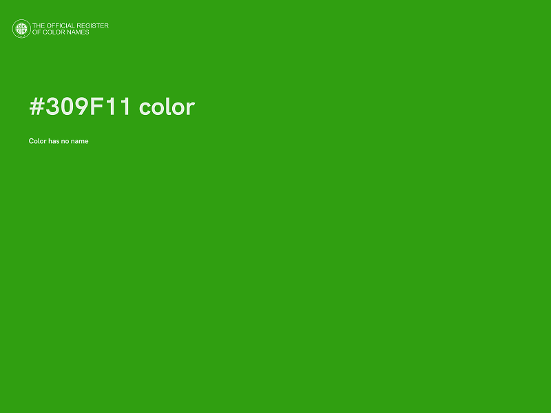 #309F11 color image