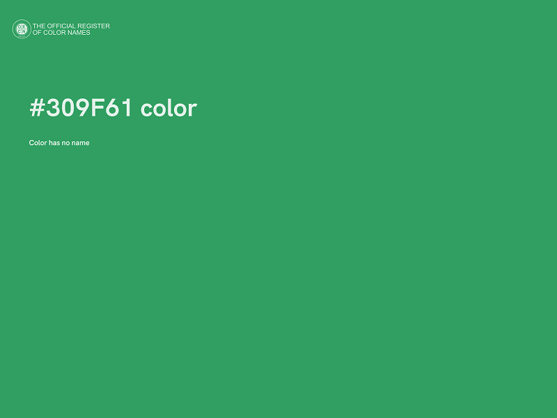 #309F61 color image