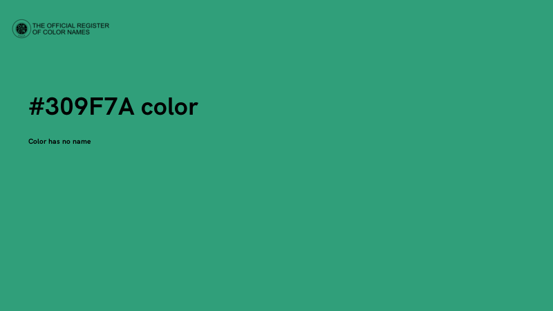 #309F7A color image