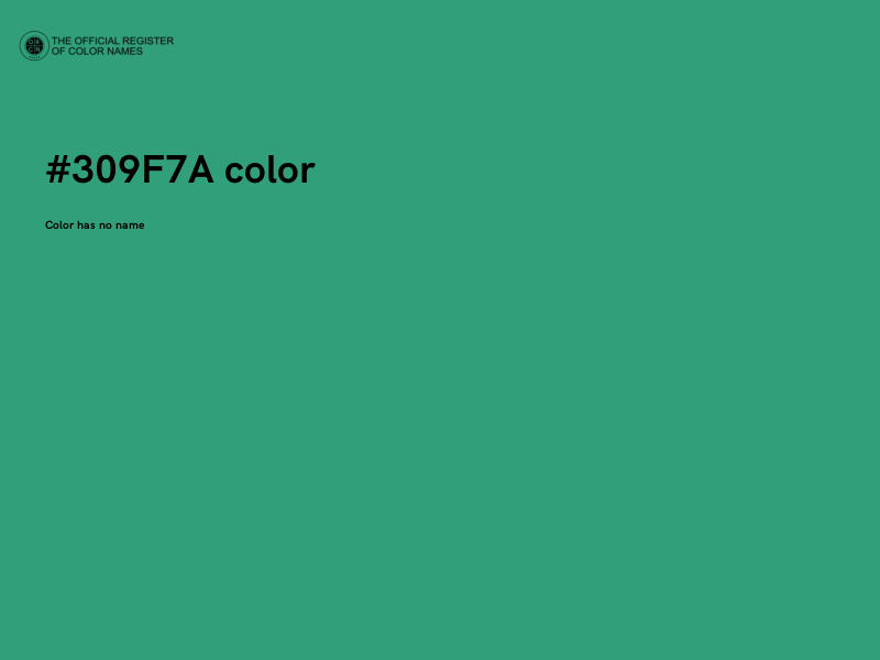 #309F7A color image
