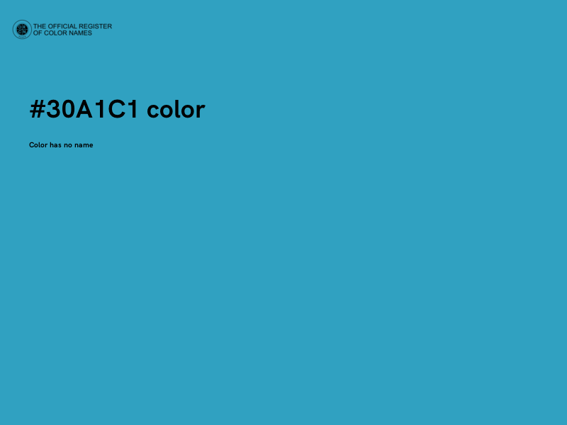 #30A1C1 color image