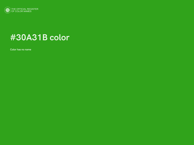 #30A31B color image