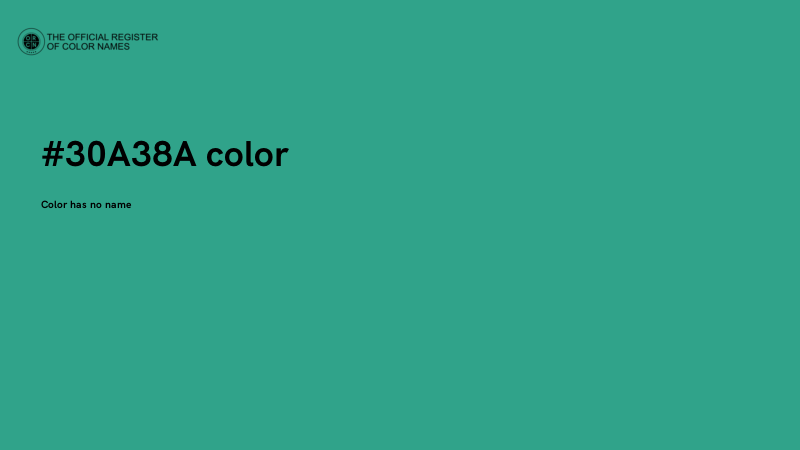 #30A38A color image