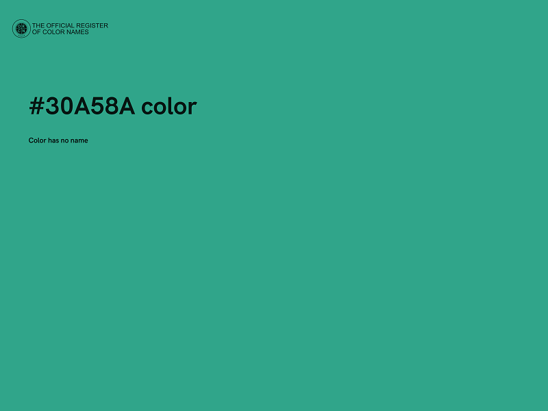 #30A58A color image